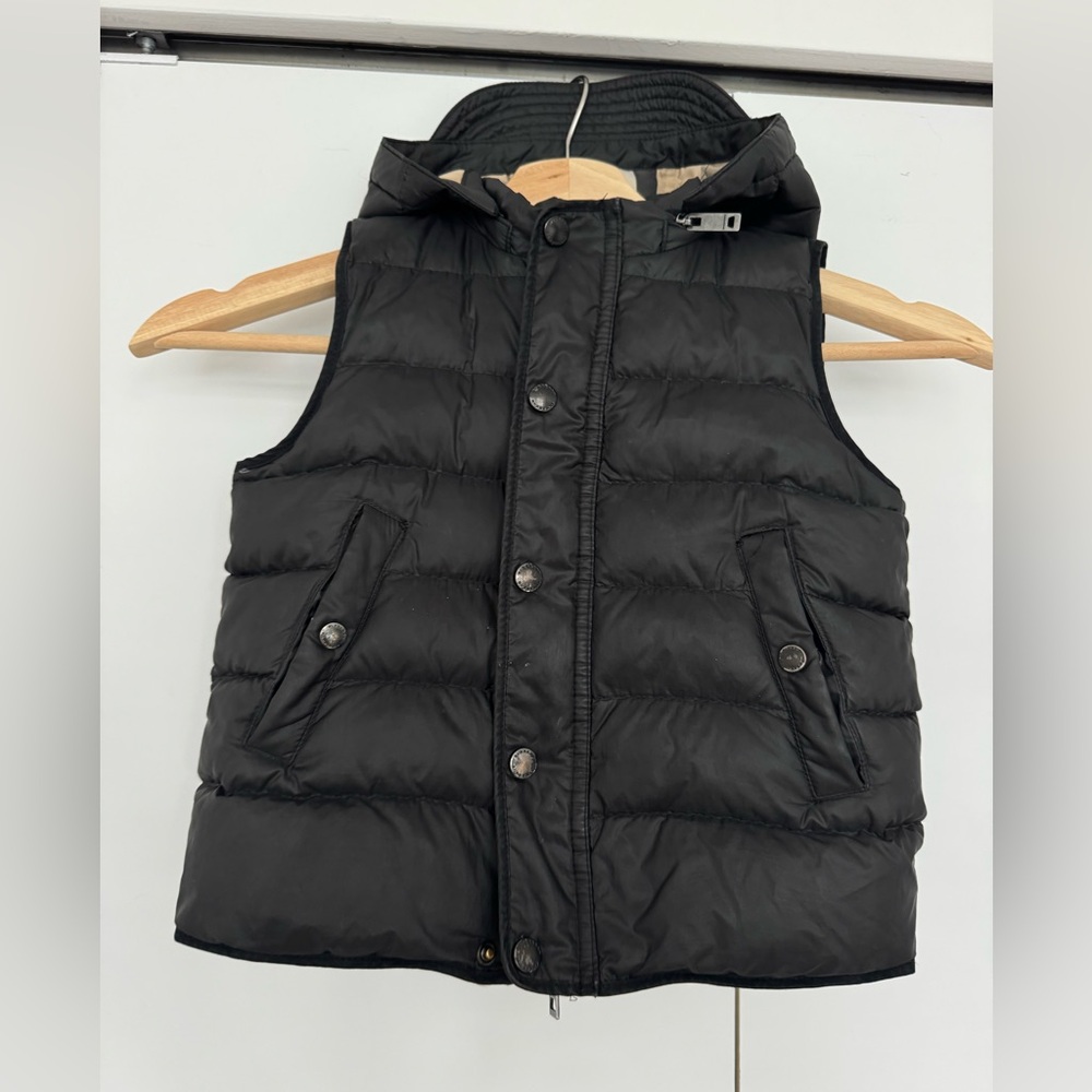 Burberry Striped Puffer Vest